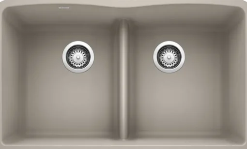 Diamond Equal Double Low Divide - Concrete Gray