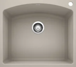 Diamond Single Bowl Dual Mount - Concrete Gray