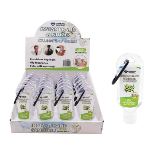 Diamond Visions Antibacterial Lily Scent Moisturizing Hand Sanitizer 1.8 oz. (Pack of 24)