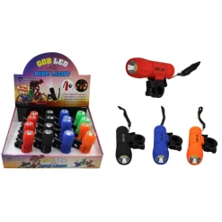 Diamond Visions Bicycle LED Flashlight Plastic 1 pk (Pack of 16)