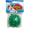 Diggers Large Green Squeaks Spiked Tough Vinyl Hedgehog Dog Toy 7 L in.