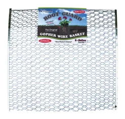 Digger's Root Guard 20 in. H X 19 in. W X 0.2 in. D Silver Coated Wire Gopher Wire Basket