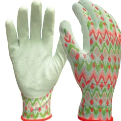Digz Blue S/M Women's Latex Coated Gardening Gloves