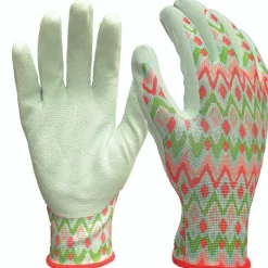 Digz Blue S/M Women's Latex Coated Gardening Gloves