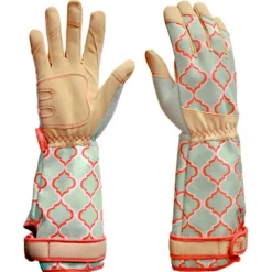 Digz Women's Indoor/Outdoor Rose Picker Gardening Gloves Green L 1 pk