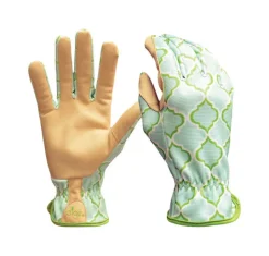 Digz Women's Indoor/Outdoor Planter Gardening Gloves Blue L 1 pk