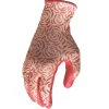 Digz Women's Indoor/Outdoor Gardening Gloves Pink M/L 3 pair