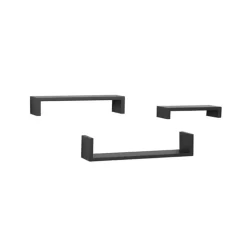 DISPLAY LEDGE BLK WOOD