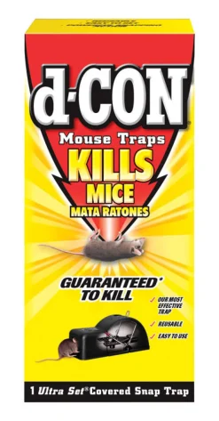 D-Line Portable and Reusable Ultra Set Covered Mouse Trap