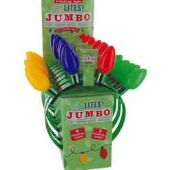 DM Merchandising Lotsa Lites Christmas Lighted Headband Metal/Plastic 1 pk (Pack of 24)