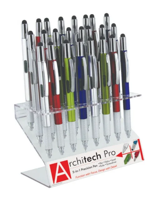 DM Merchandising PEN 5-in-1 Architect Pen Steel 24 pk (Pack of 24)