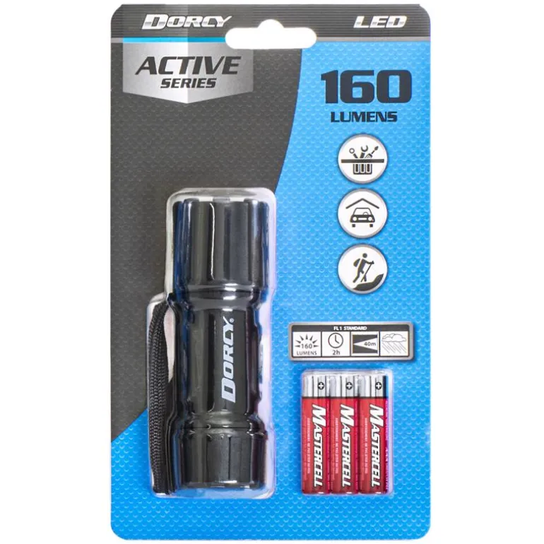Dorcy 135 lm Assorted LED Flashlight AAA Battery
