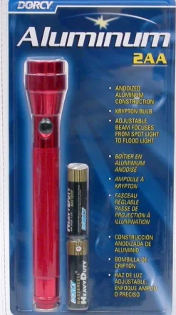 Dorcy Active Series 60 lm Black LED Flashlight AA Battery