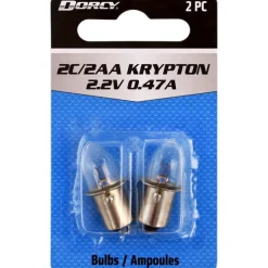 Dorcy Clear 2.2V Bayonet Base 2C/2AA Flashlight Bulb