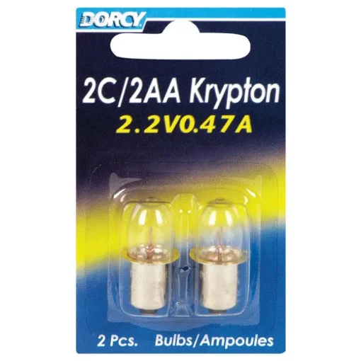 Dorcy Clear 2.2V Bayonet Base 2C/2AA Flashlight Bulb