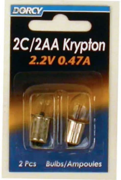 Dorcy Clear 2.2V Bayonet Base 2C/2AA Flashlight Bulb
