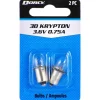 Dorcy 3D Krypton Flashlight Bulb 3.6 volt Bayonet Base (Pack of 12)