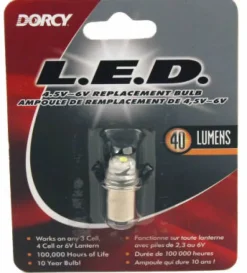 Dorcy LED Flashlight Bulb 6 V Flanged Base