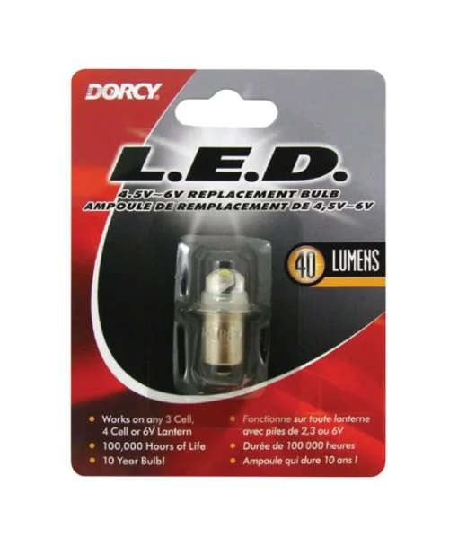 Dorcy LED Flashlight Bulb 6 V Flanged Base