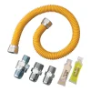 Dormont SmartSense 1/2 in. Flare Sizes X 1/2 in. D OD 48 ft. Stainless Steel Gas Connector Kit