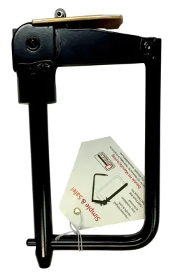 Double HH Steel Hitch Pin 7/8 in. D X 6 in. L