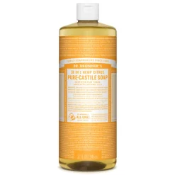 Dr. Bronner's Organic Citrus Orange Scent Pure-Castile Liquid Soap 32 oz. 1 pk (Pack of 12)