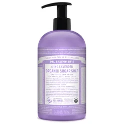 Dr. Bronner's Organic Lavender Scent Sugar Soap 24 oz. (Pack of 12)