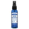 Dr. Bronner's Peppermint Citrus Scent Antibacterial Hand Sanitizer 2 oz. (Pack of 12)