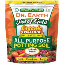 Dr. Earth Pot of Gold Organic All Purpose Potting Soil 8 qt