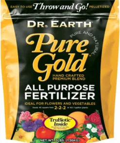 Dr. Earth Pure Gold Organic Fruits/Vegetables 2-2-2 Fertilizer 3 lb