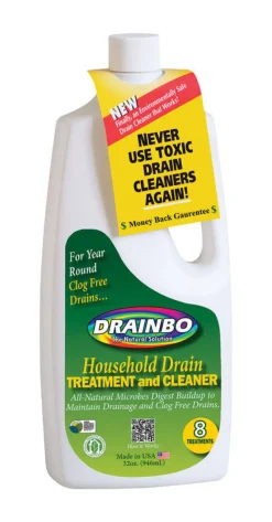 Drainbo Household Drain Treatment and Cleaner, 32 oz. (Pack of 6)