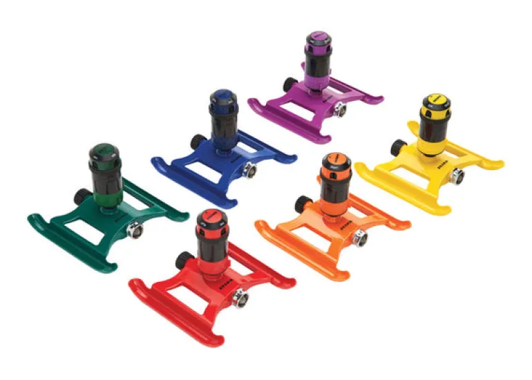 Dramm ColorStorm Metal Sled Base Gear Drive Sprinkler Head 2827 sq ft