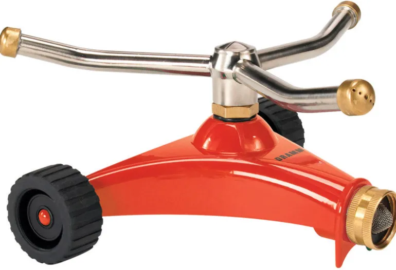 Dramm ColorStorm Metal Wheeled Base Whirling Sprinkler 1134 sq ft