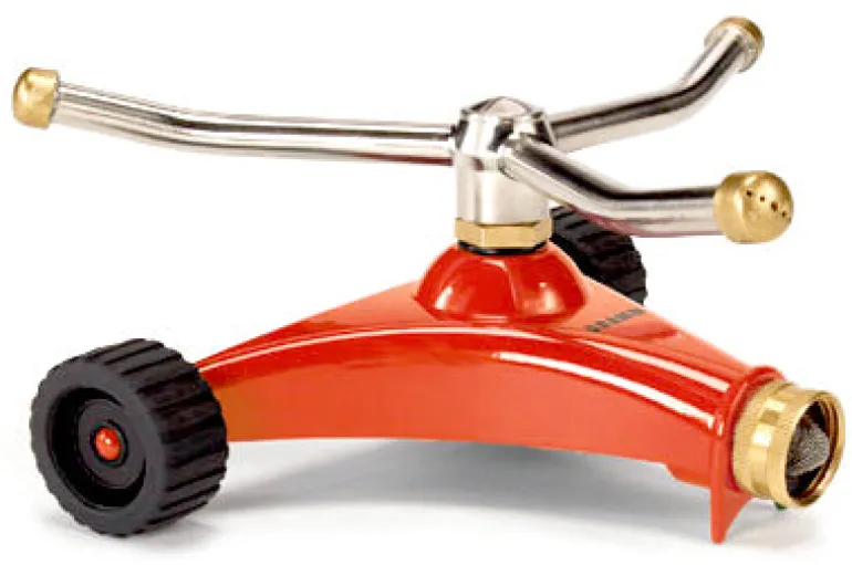 Dramm ColorStorm Metal Wheeled Base Whirling Sprinkler 1134 sq ft