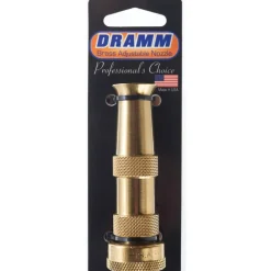 Dramm Gold Brass 10 to 60 PSI Twist Control Adjustable Hose Nozzle
