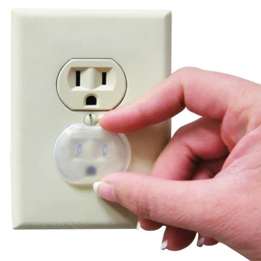Dreambaby Clear Plastic Outlet Safety Plugs 24 pk