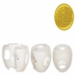 Dreambaby EZY-Fit Clear Plastic Door Knob Covers 3 pk