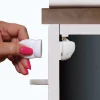 Dreambaby White Plastic Adhesive Magnetic Cabinet Locks 2 pk