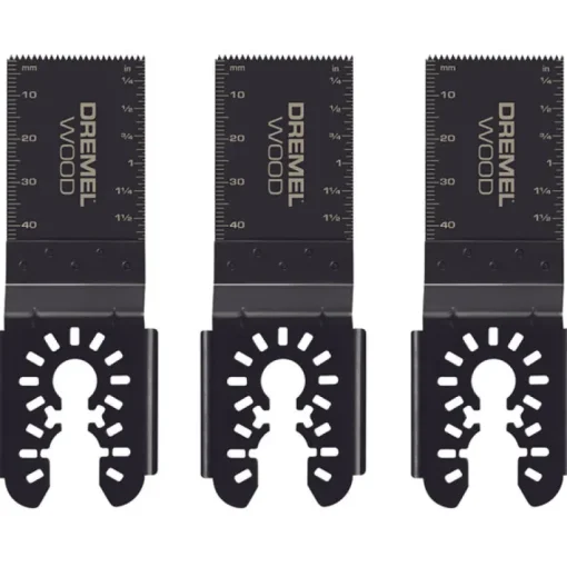 Dremel 1-5/8 in. Carbon Steel Universal Wood Flush Cut Blade 3 pk