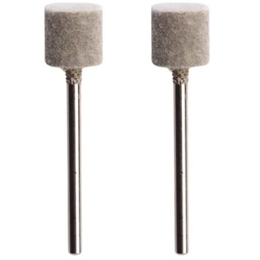 Dremel 1/2 in. X 3 in. L Silicone Carbide Abrasive Polishing Wheel 2 pk