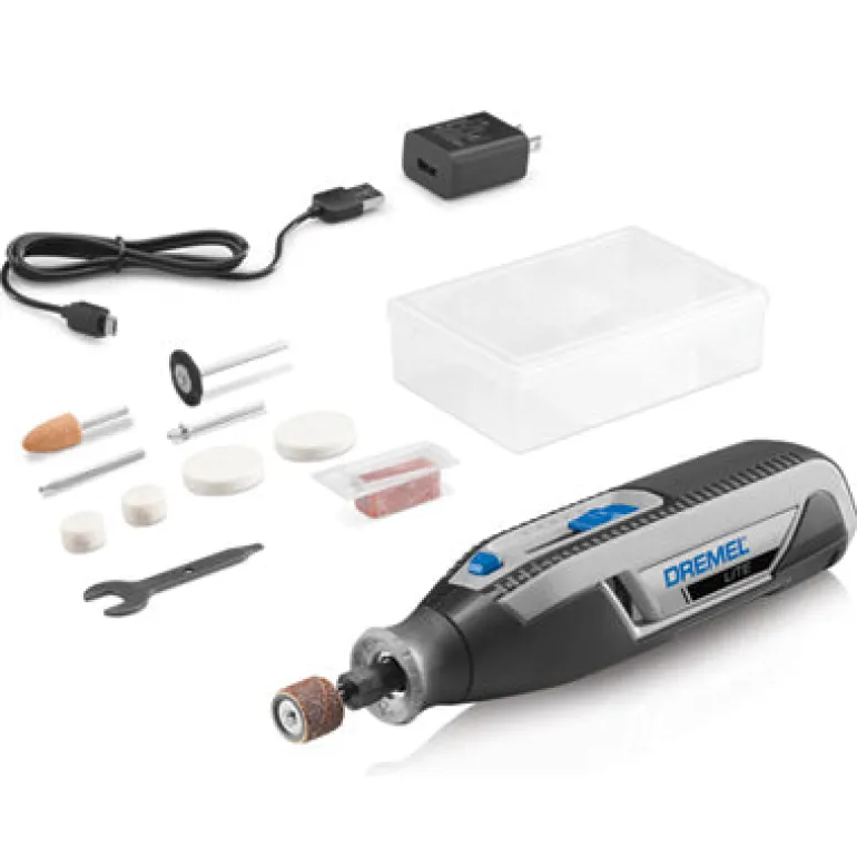 Dremel Lite 1/4 and 1/8 in. Cordless Rotary Tool Kit 4 volt 25000 rpm