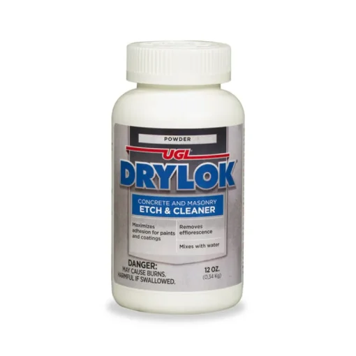 Drylok Clear Flat Sheen Concrete/Masonry Etch & Cleaner 12 oz.