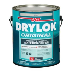 DRYLOK Gray Latex Based Masonry Low Odor Tintable Waterproof Sealer 1 gal. (Pack of 2)