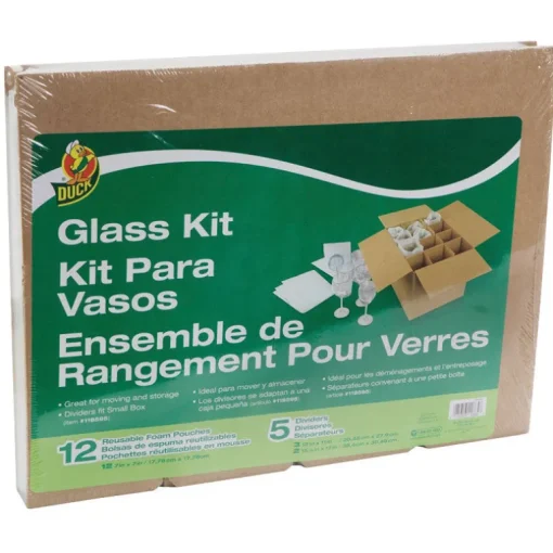 Duck 16 in. W X 12 ft. L Glass Protection Kit