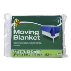 Duck 45 in. W X 6 ft. L Movers Blanket 1 pk