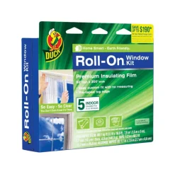Duck Vinyl Clear Indoor Window Film Insulator Kit 200 W in.