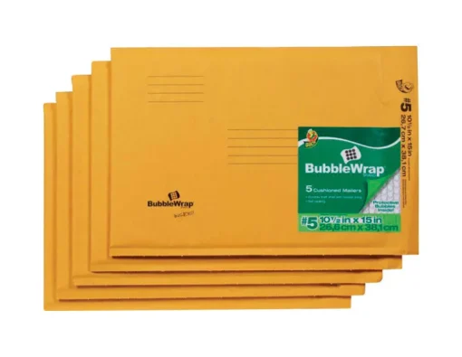 Duck Yellow Self-Adhesive Lightweight Padded Envelope 15 L x 10.5 W in.