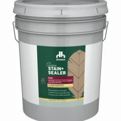 Duckback Solid Tintable White Tint Base Stain and Sealer 5 gal