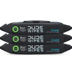 DUDE WIPES Disposable Wet Wipes 48 count (Pack of 4)
