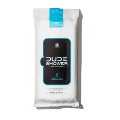 DUDE WIPES Disposable Wet Wipes 8 pk (Pack of 12)